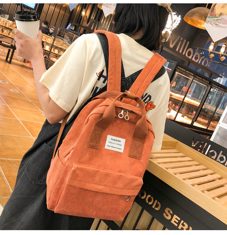 Velvet School Backpack for Teenage Girls Velvet School Backpack for Teenage Girls