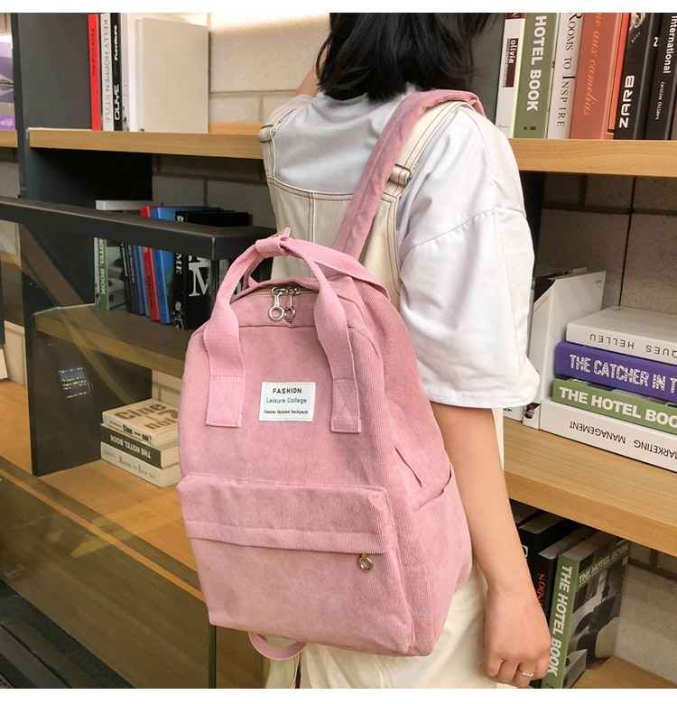 Velvet School Backpack for Teenage Girls Velvet School Backpack for Teenage Girls